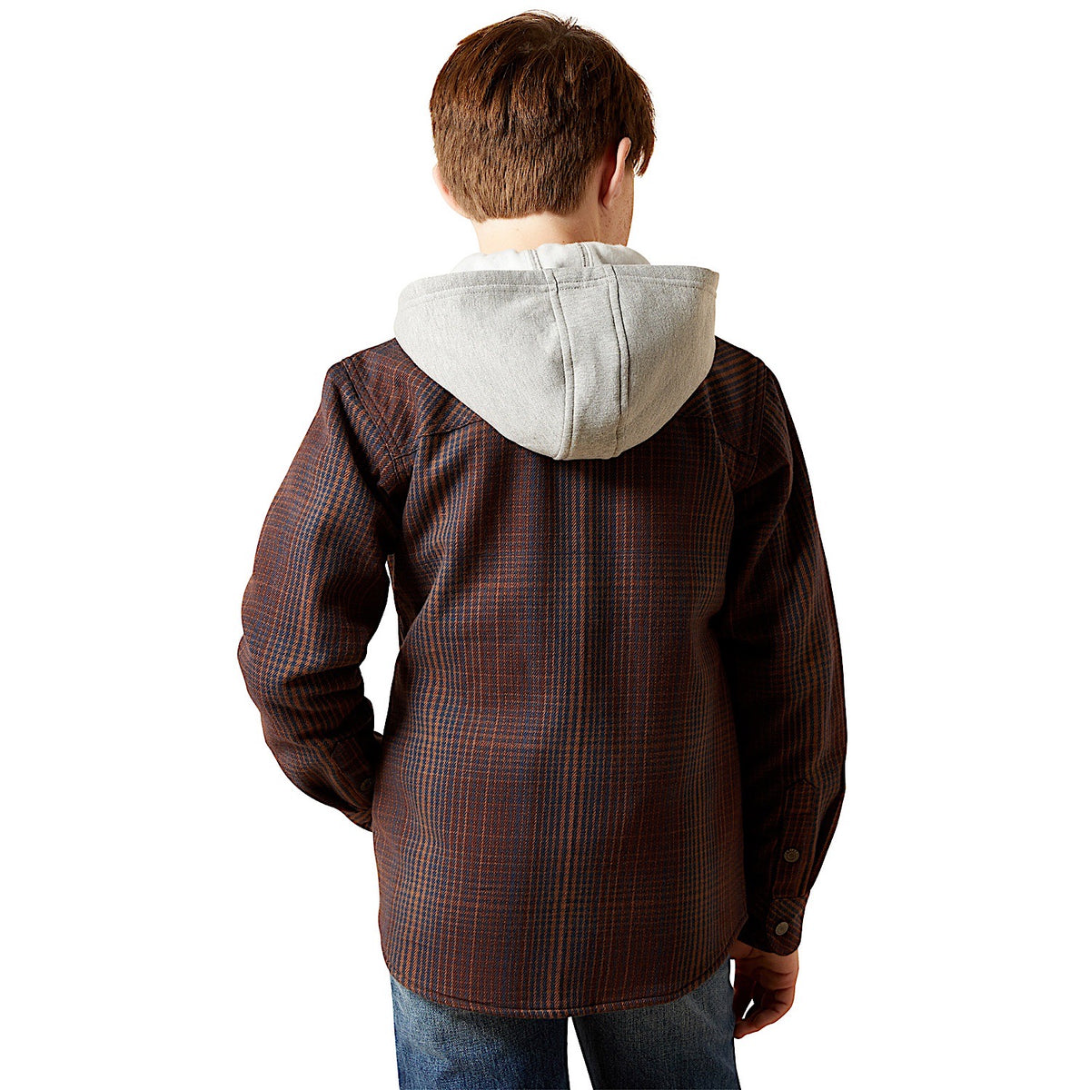 Ariat Kid's Holbrook Retro Shirt Jacket - Brown