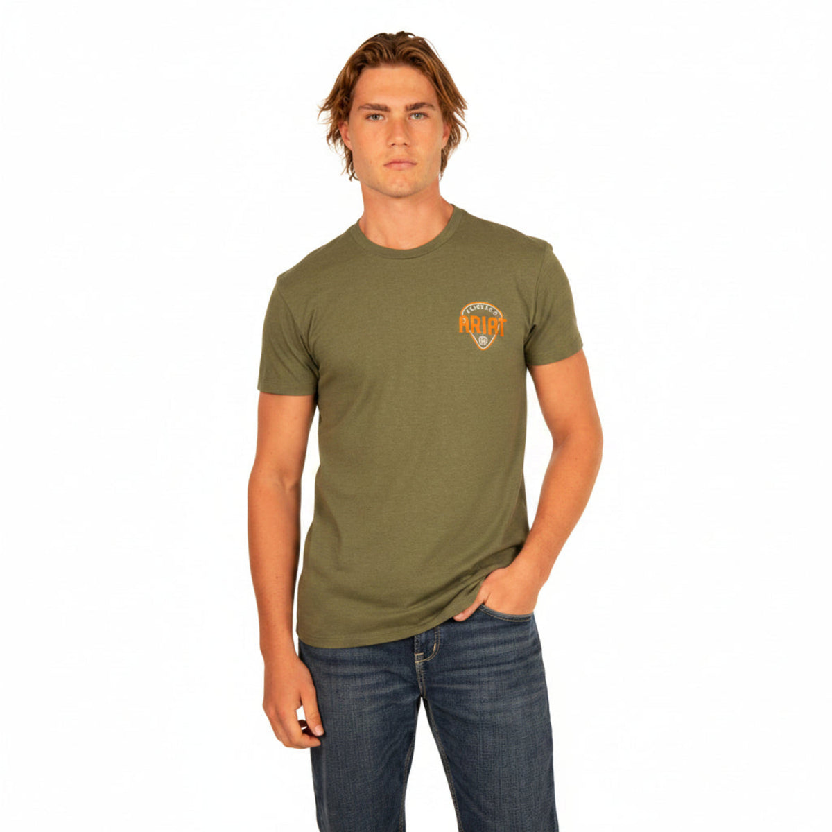 Ariat Men's Nashville T-Shirt - Military Heather