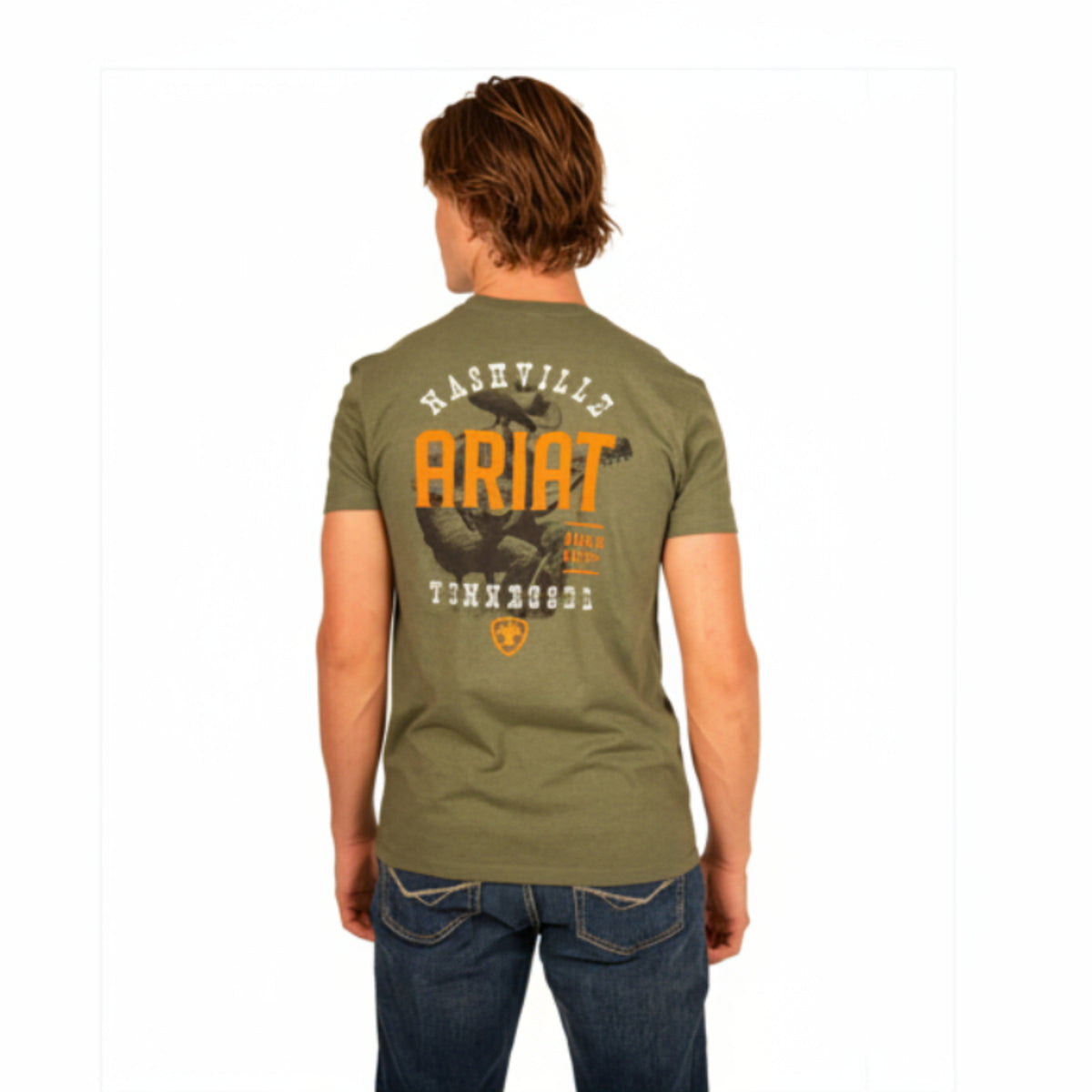 Ariat Men's Nashville T-Shirt - Military Heather