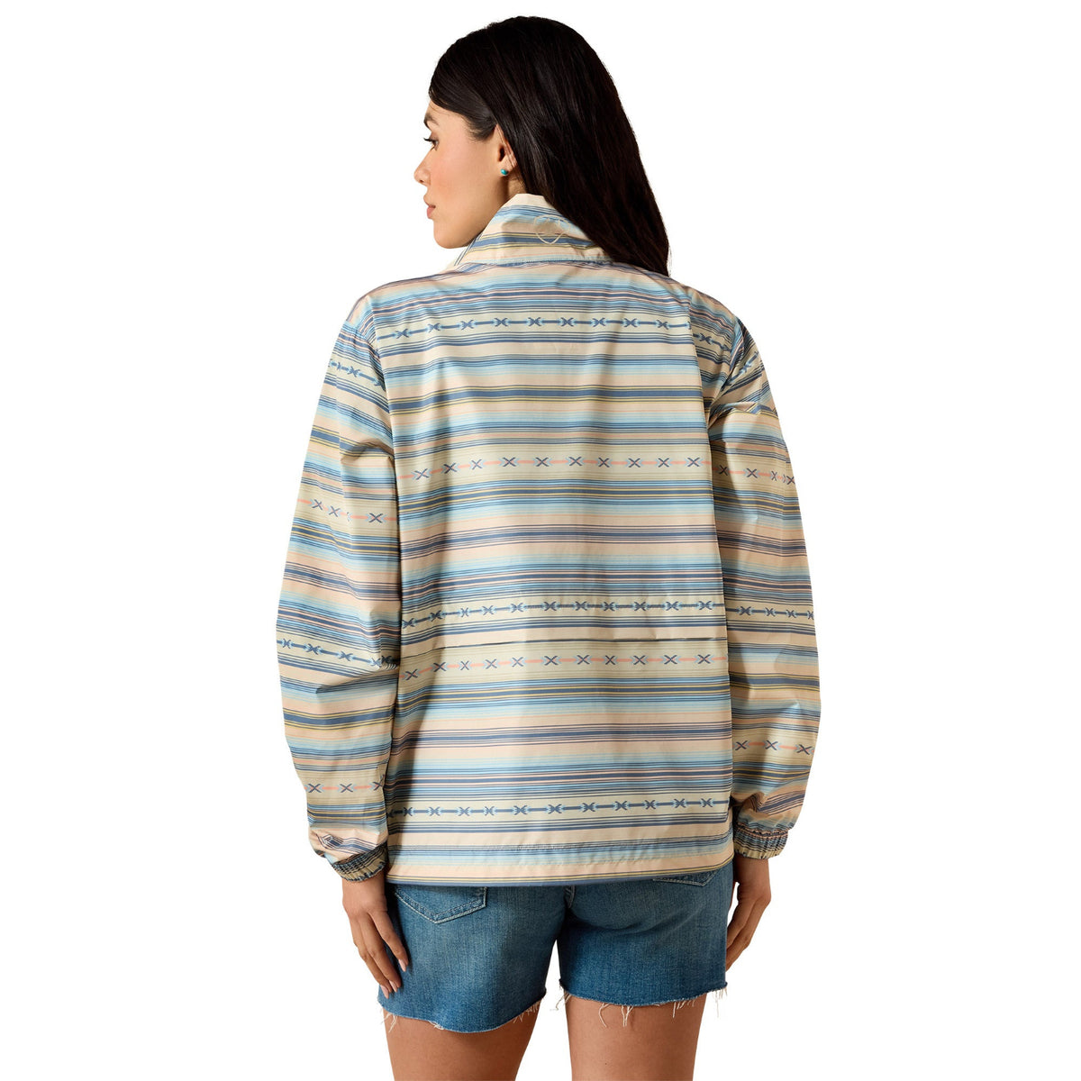 Ariat Women's Whisper Pullover Jacket - Sunset Serape Stripe