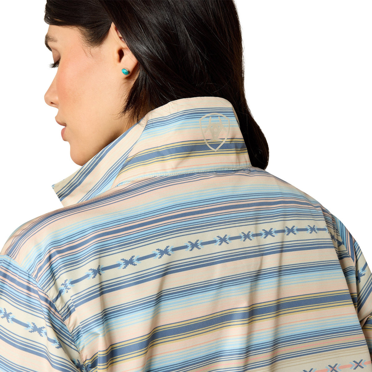 Ariat Women's Whisper Pullover Jacket - Sunset Serape Stripe