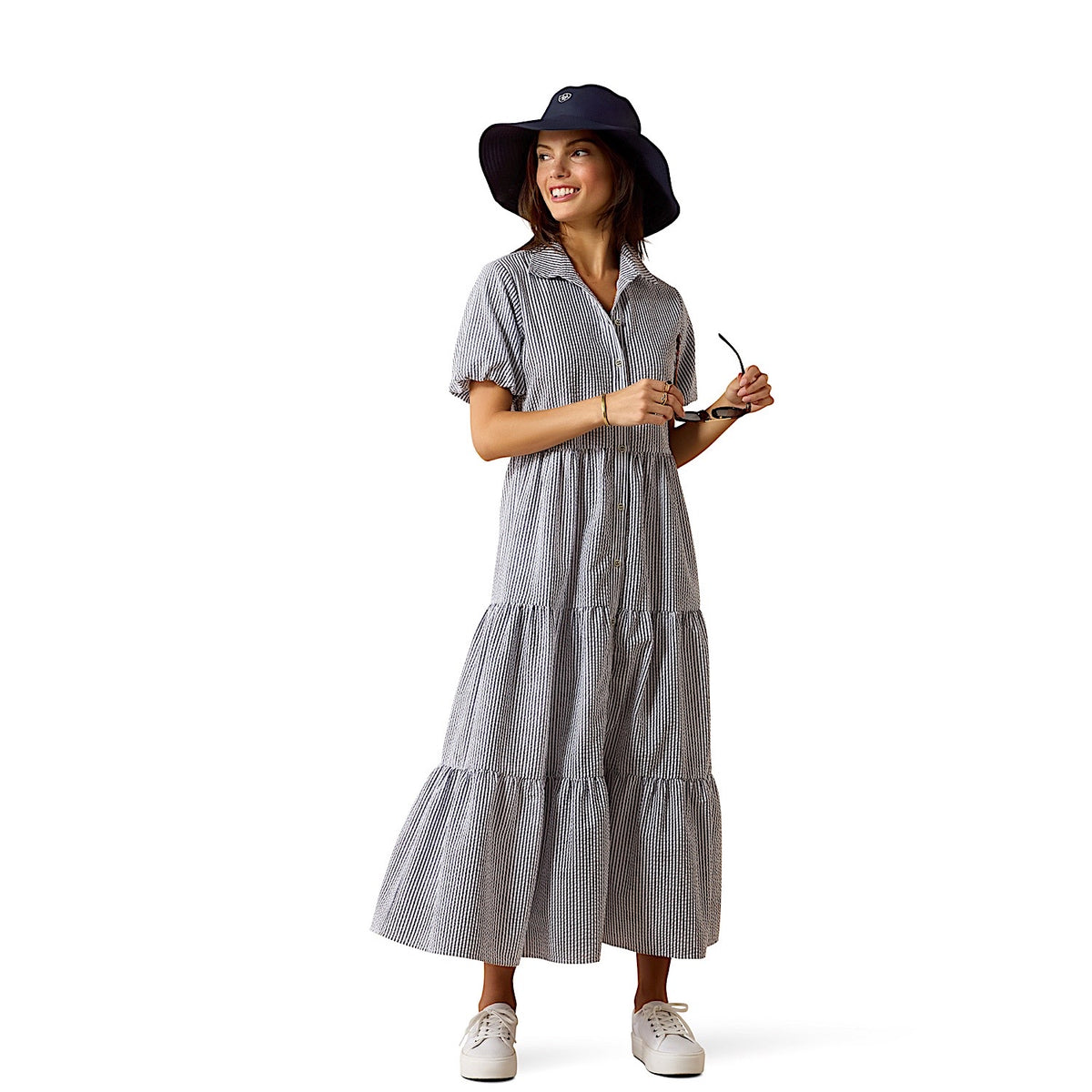 Ariat Women's Dovestone Dress - Navy/White
