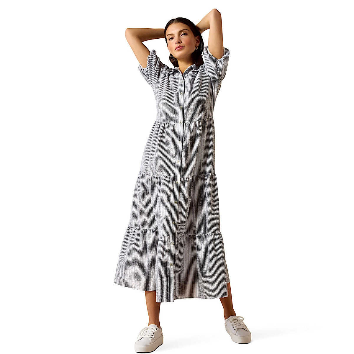 Ariat Women's Dovestone Dress - Navy/White