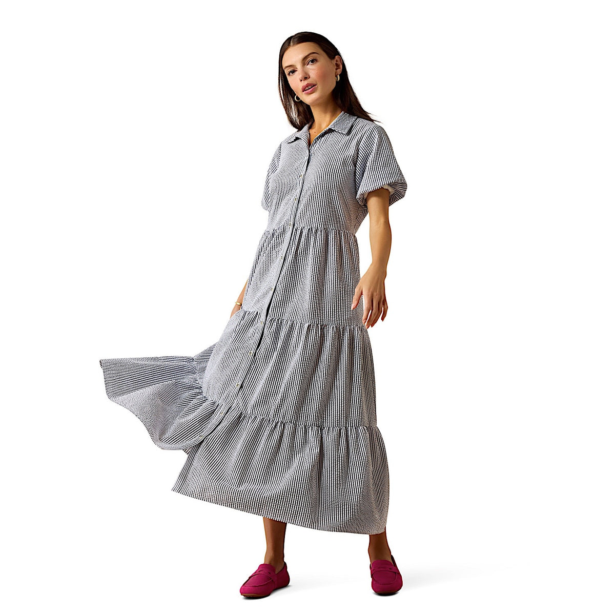 Ariat Women's Dovestone Dress - Navy/White