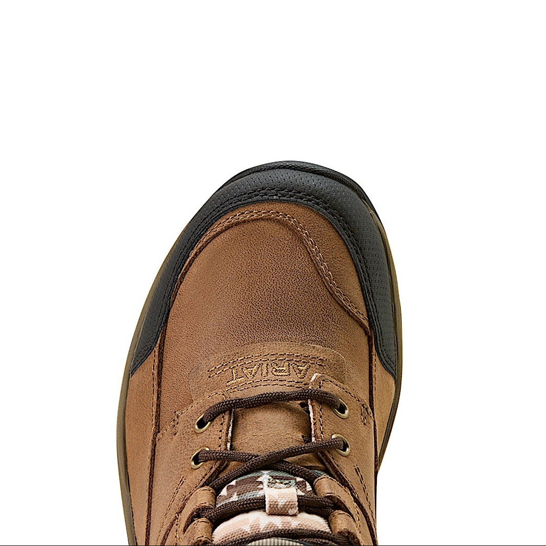 Ariat Women's Terrain Lace Boot - Dark Tan / Natural Southwest Print