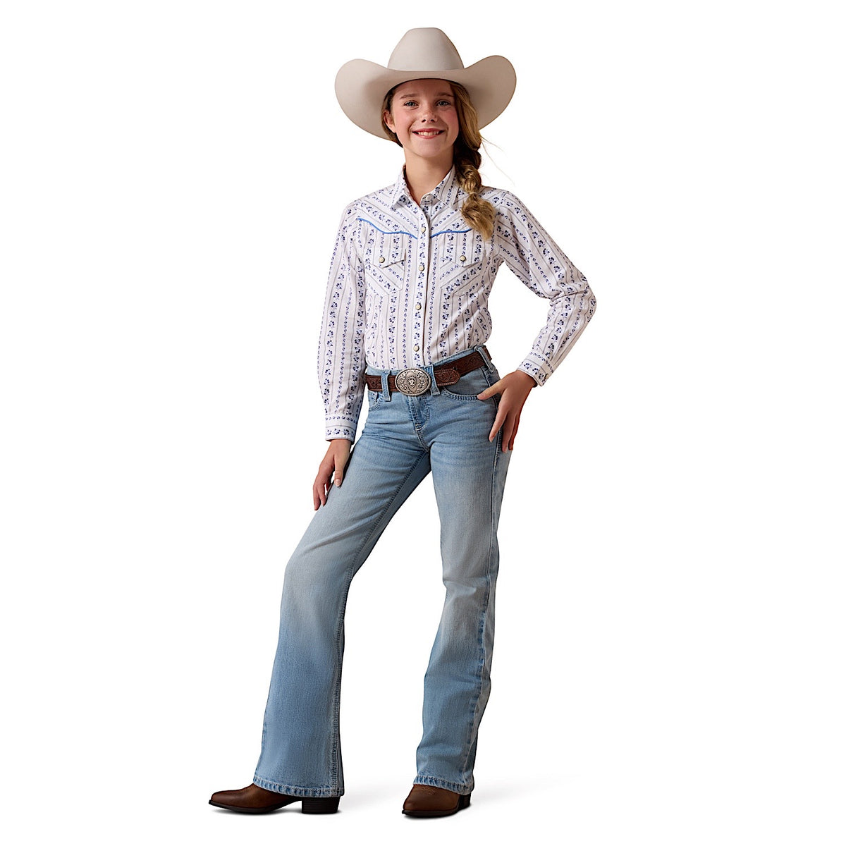 Ariat Girl's Sherry Boot Cut Jeans - Porto