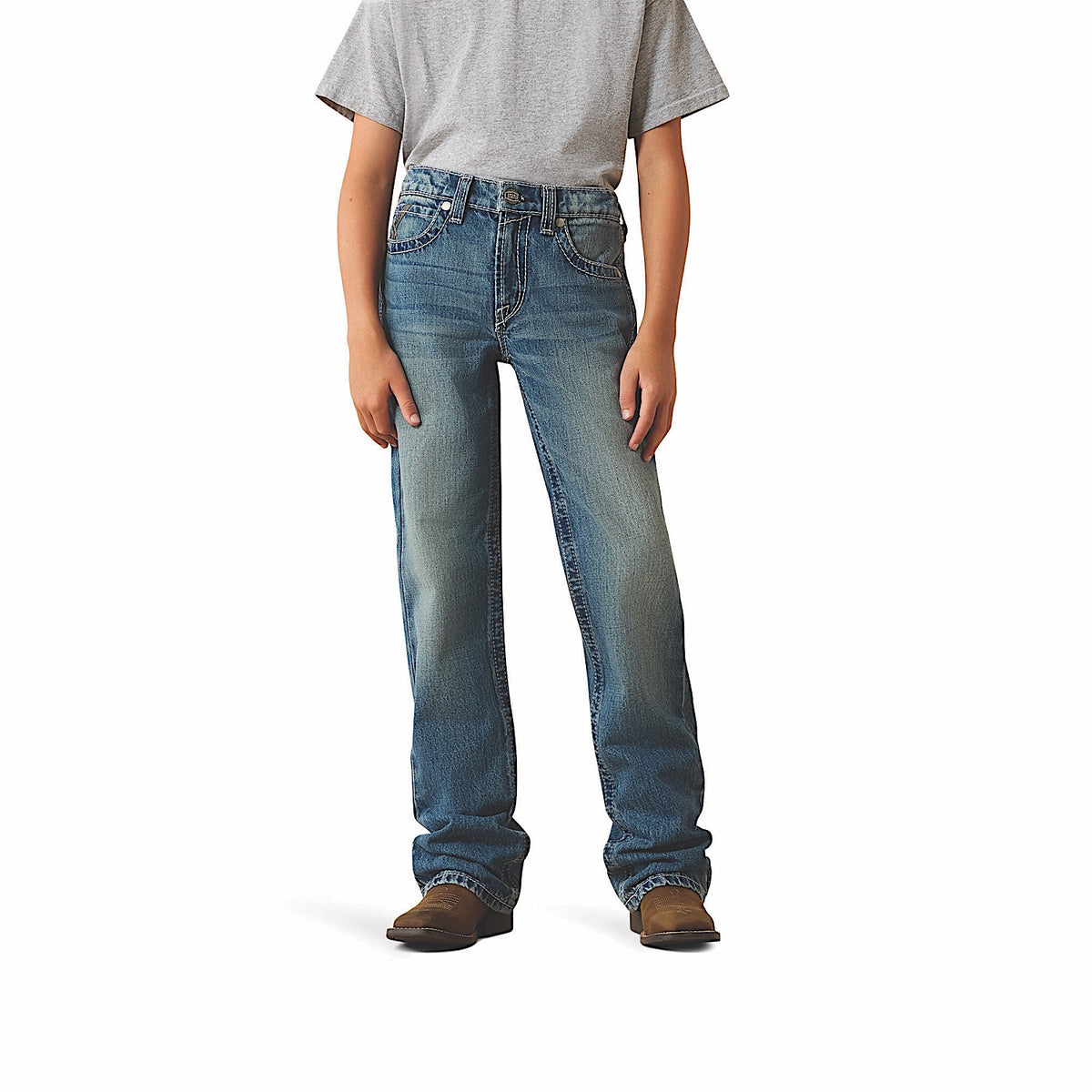 Ariat Boy's B5 Slim Carlington Straight Leg Jeans - Dakota