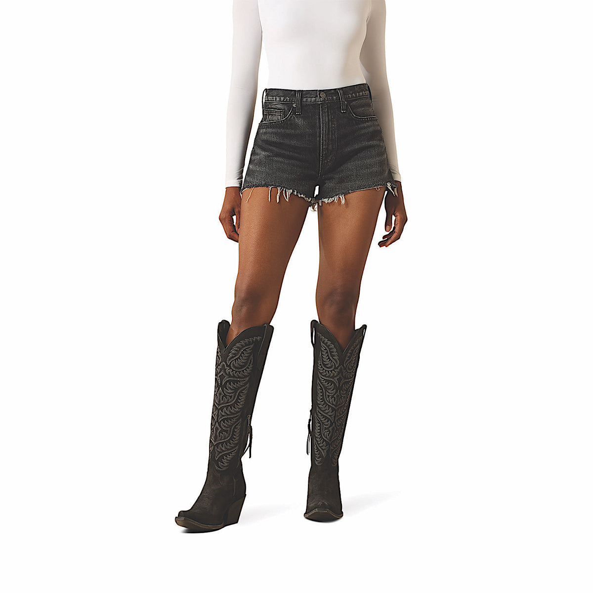 Ariat Women's Ultra High Rise Jazmine Tomboy 3" Shorts - Pittsburg