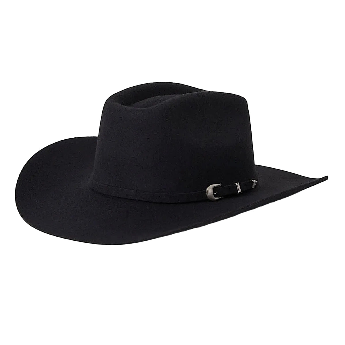 Brixton Prescott Brick Top Cowboy Hat - Black
