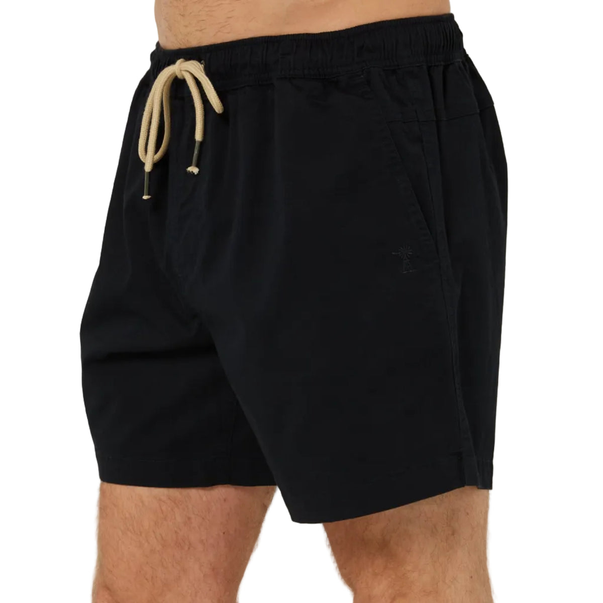 Pilbara Men's Cotton Stretch Walk Short - Black