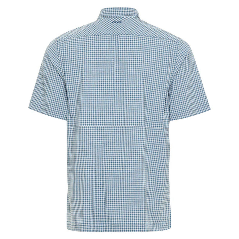 GameGuard Men’s Shirt Short Sleeve Button Down - Wahoo TekCheck