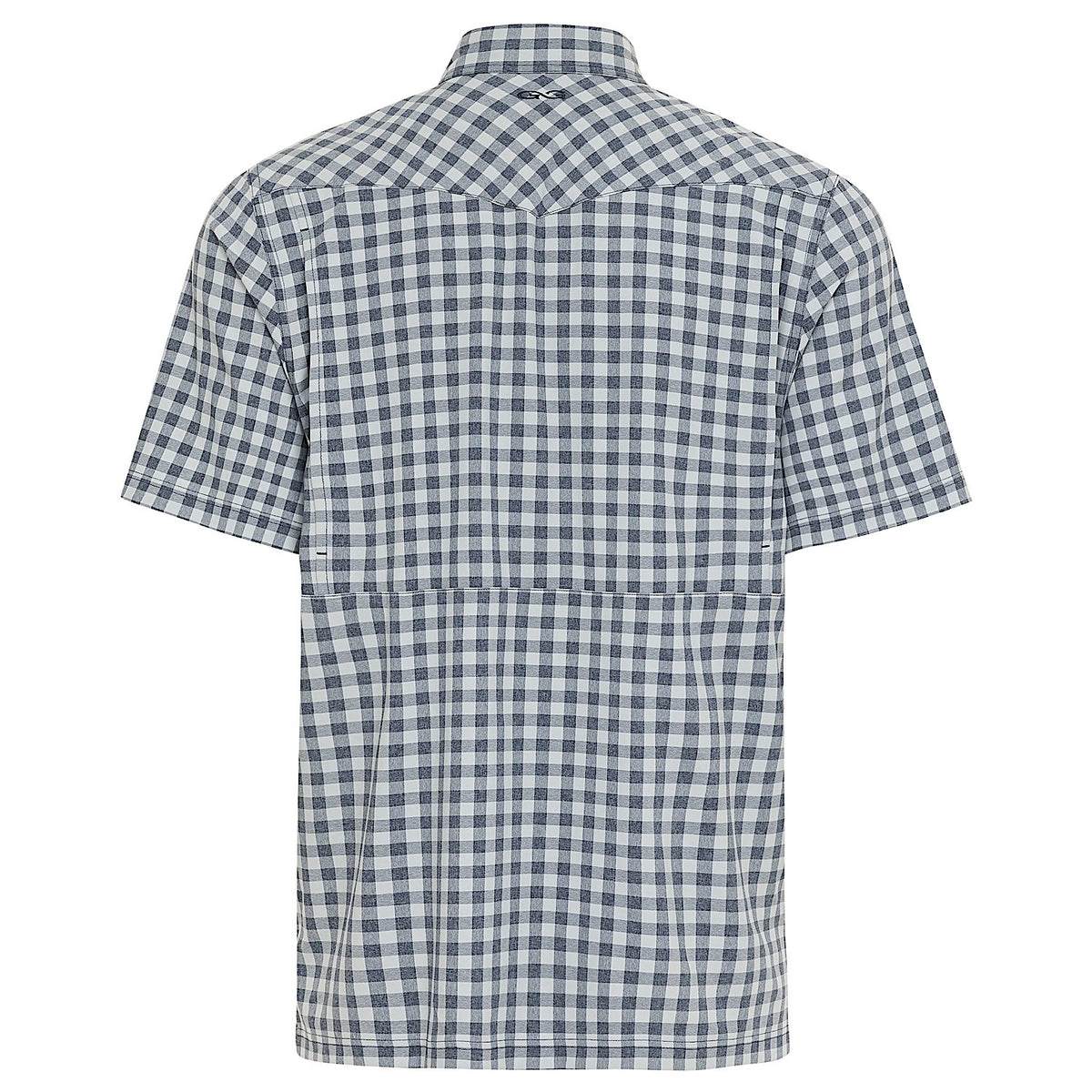 GameGuard Men's Short Sleeve Pearl Snap Shirt - Deep Water