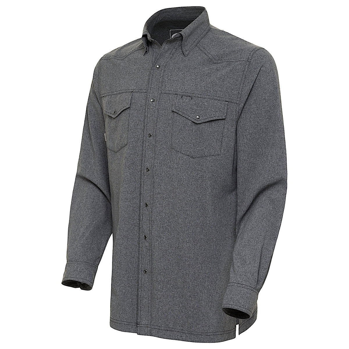 GameGuard Men's Pearl Snap Shirt - Caviar