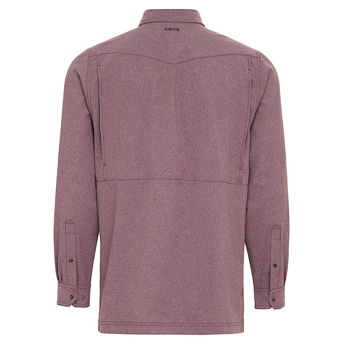 GameGuard Men's Pearl Snap Shirt - Maroon