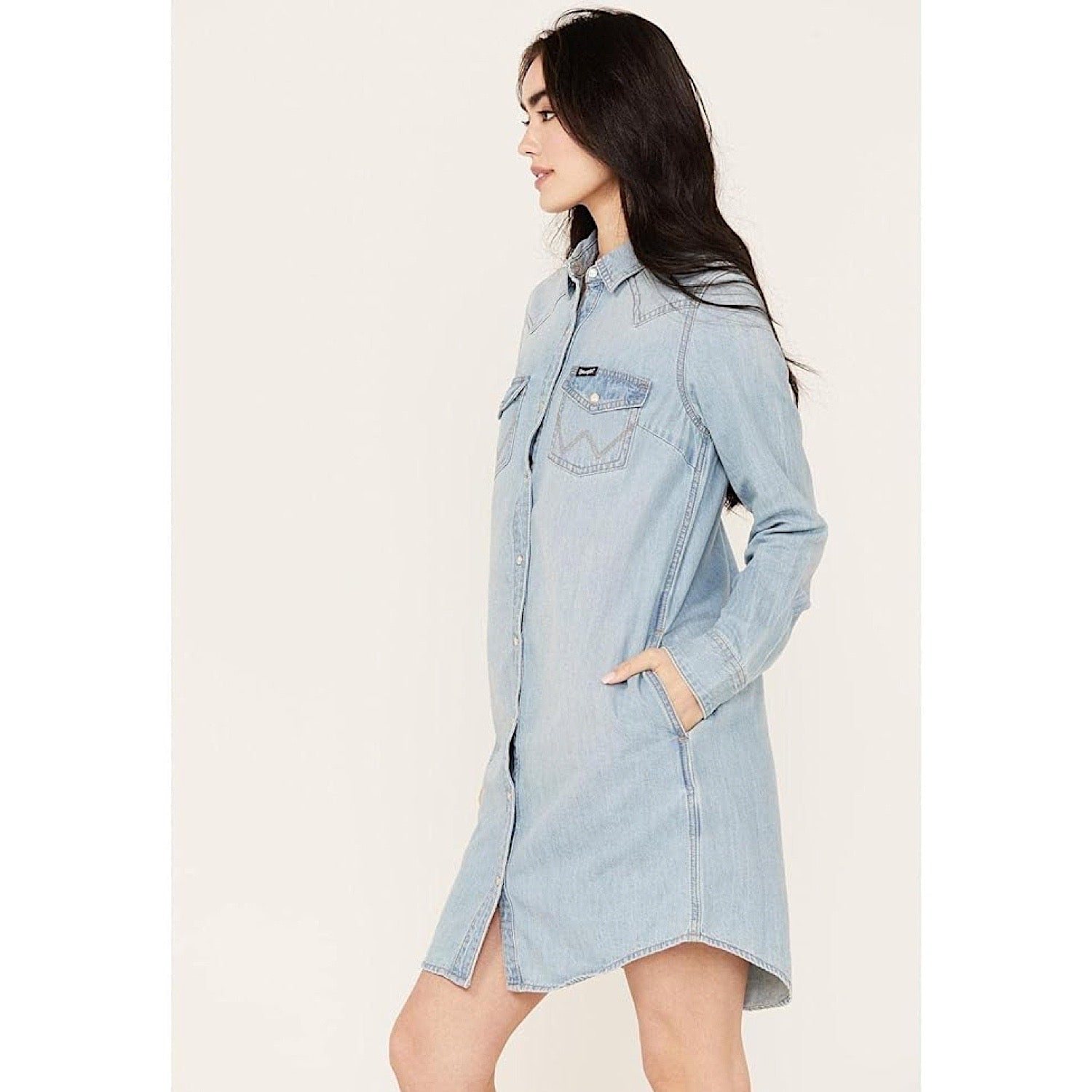 Wrangler sales shirt dress