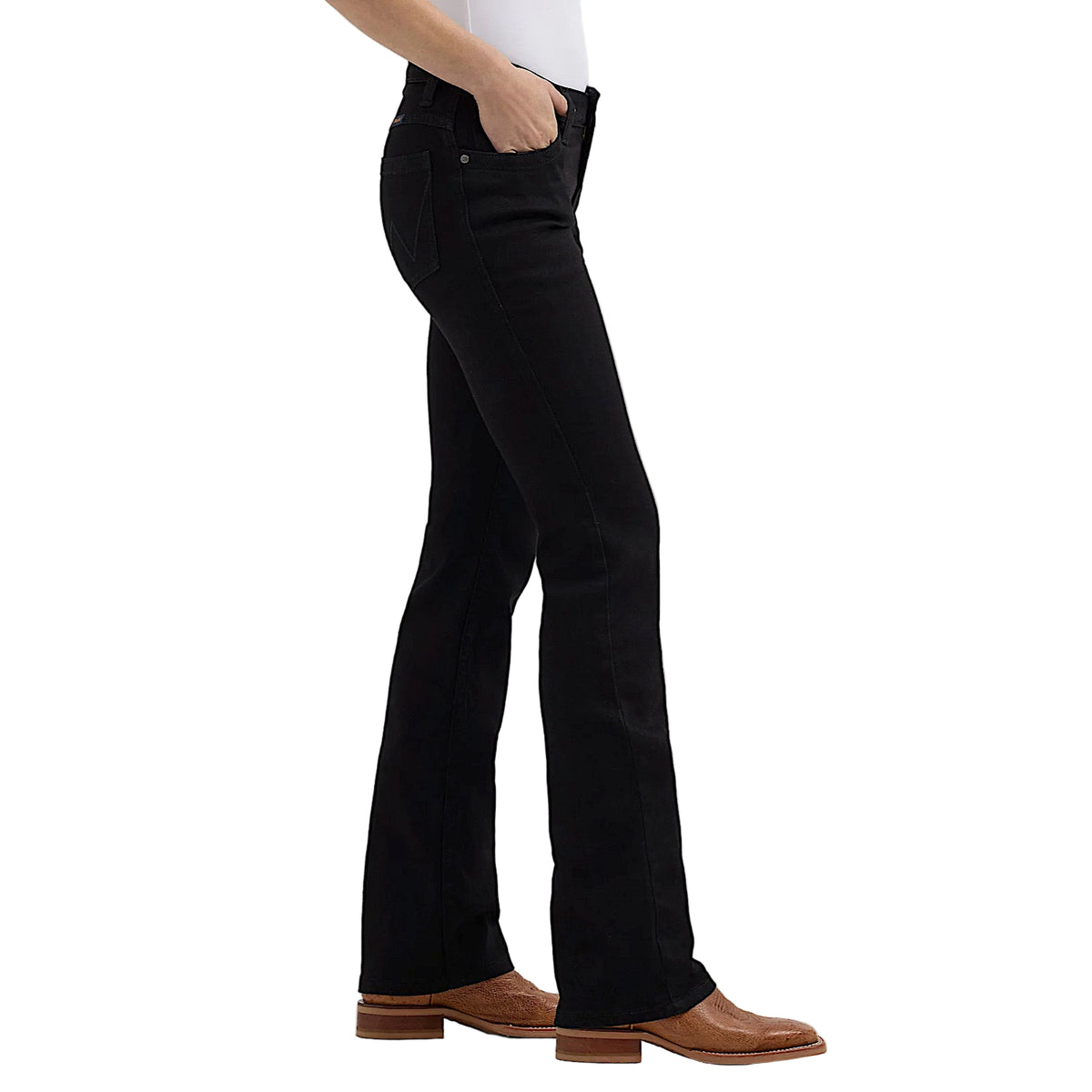 Wrangler Womens Ultimate Riding Mid Rise Boot Cut Jean - Willow - Molly