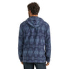 Wrangler Men's 1/4 Zip Hoodie - Sapphire Blue