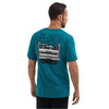 Wrangler Men's Tailgating Dogs T-Shirt - Cyan Pepper Heather