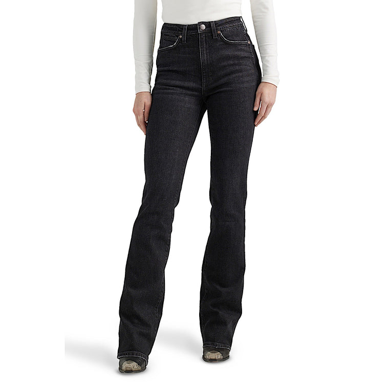 Wrangler Women's Bailey High Rise Bootcut Stretch Jean - Rachel Black