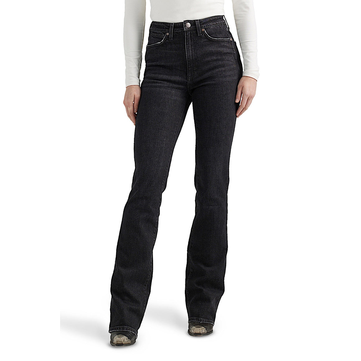 Wrangler Women's Bailey High Rise Bootcut Stretch Jean - Rachel Black