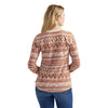 Wrangler Women's Horse Jacquard Thermal Shirt - White