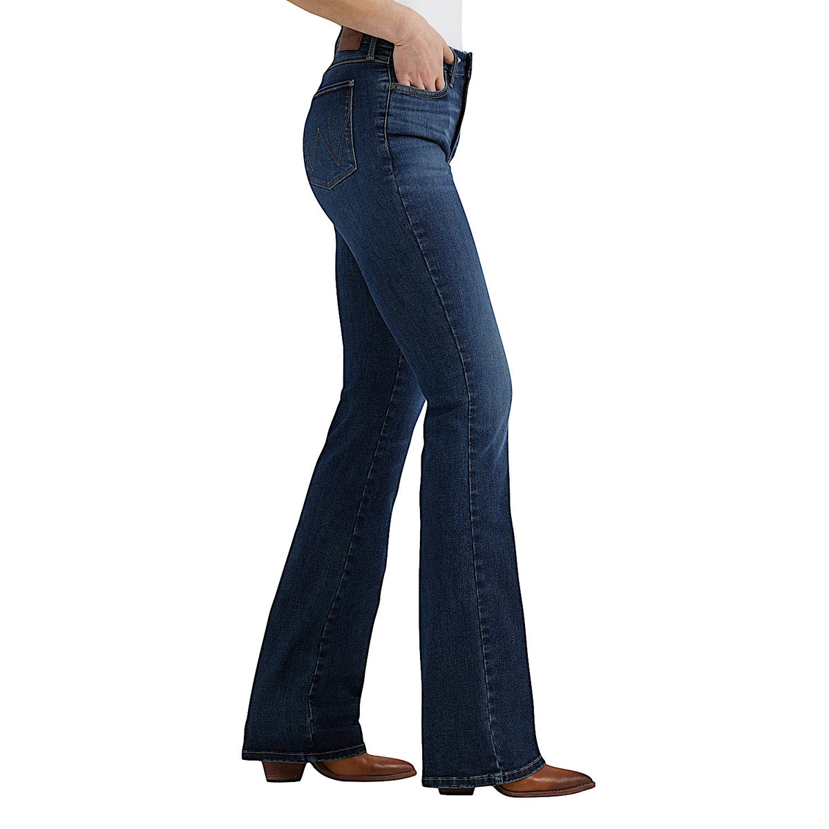 112359277_32L_Wrangler Womens High Rise Bespoke Boot Cut Jean - Lacey.3
