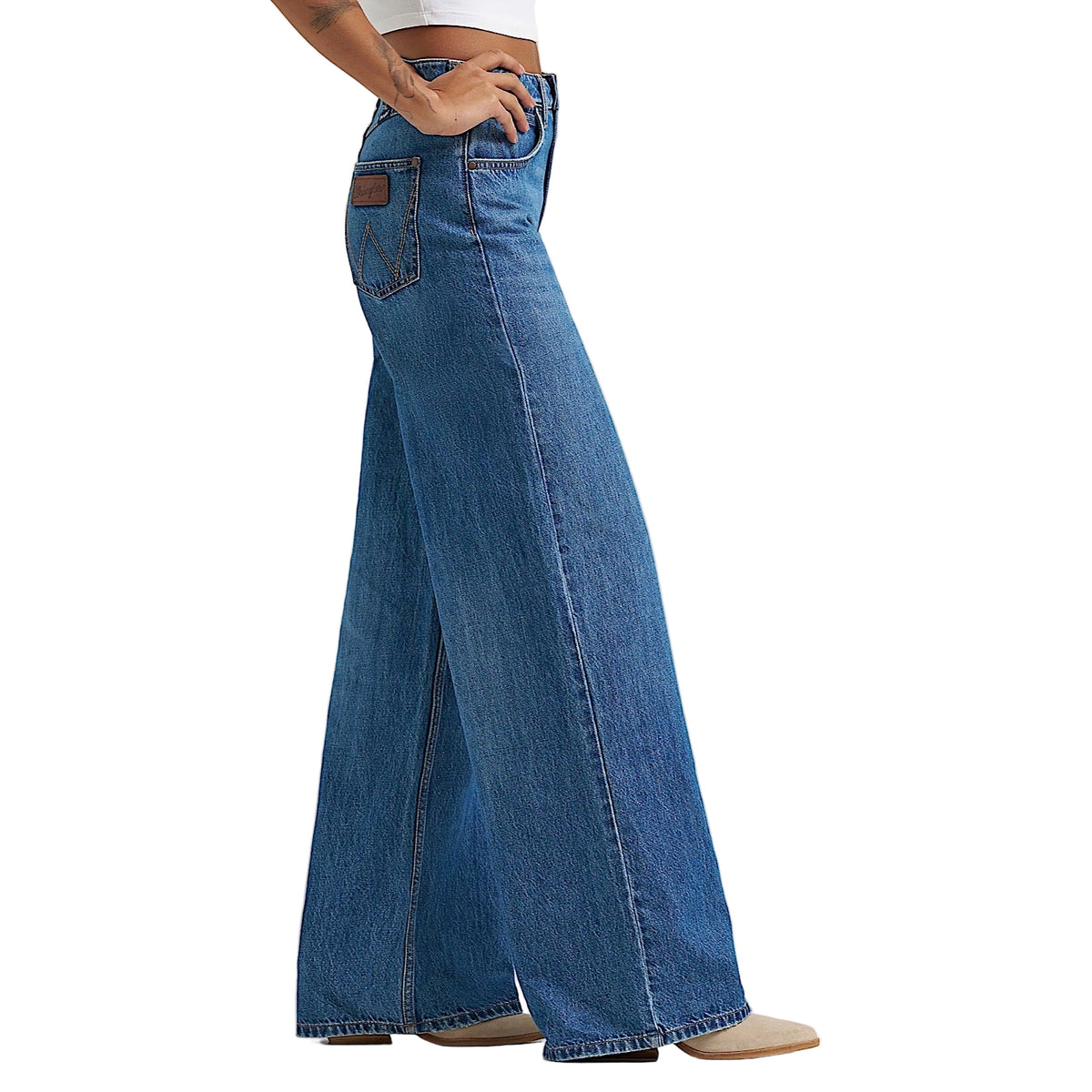 Wrangler Women’s High Rise Retro Bailey Wide Leg Jean - Demi