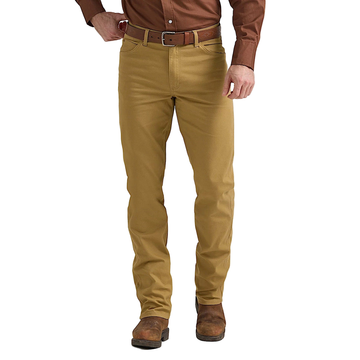 Wrangler Men's Tough Comfort 47 Canvas Jean - Kelp