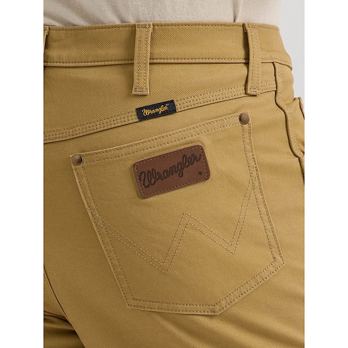 Wrangler Men's Tough Comfort 47 Canvas Jean - Kelp