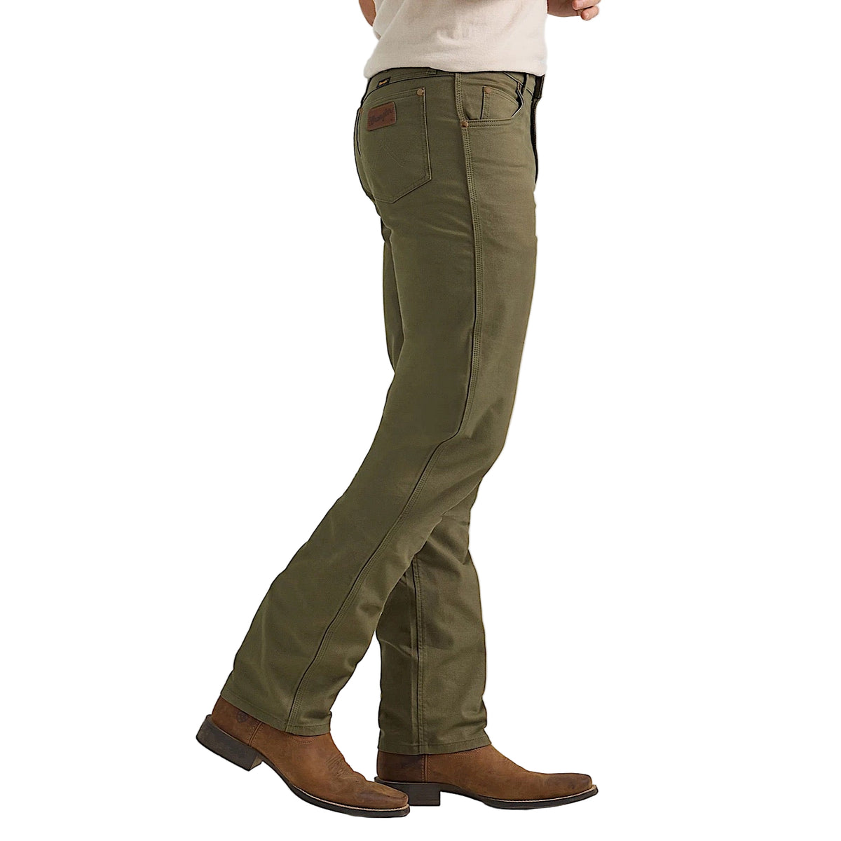 Wrangler Men's Tough Comfort 47 Canvas Jean - Sea Turtle