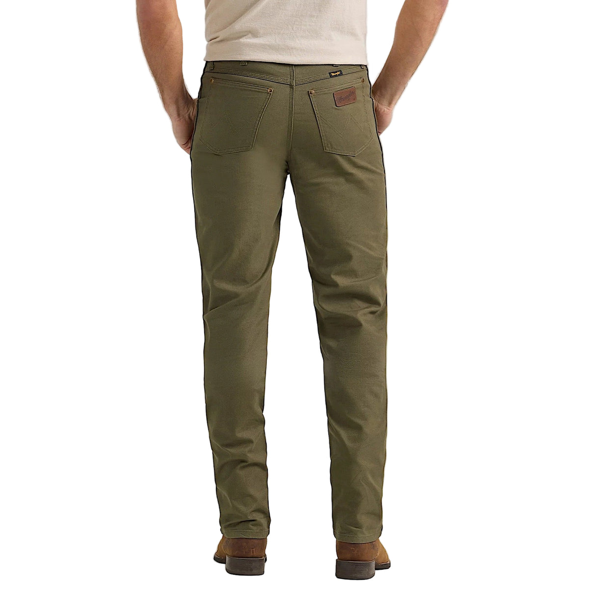 Wrangler Men's Tough Comfort 47 Canvas Jean - Sea Turtle