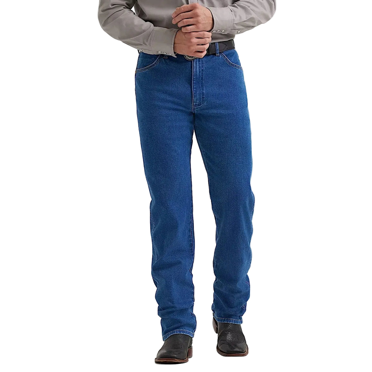 Wrangler Men's Toughlite Cowboy Cut Original Fit Jean - Stonewash