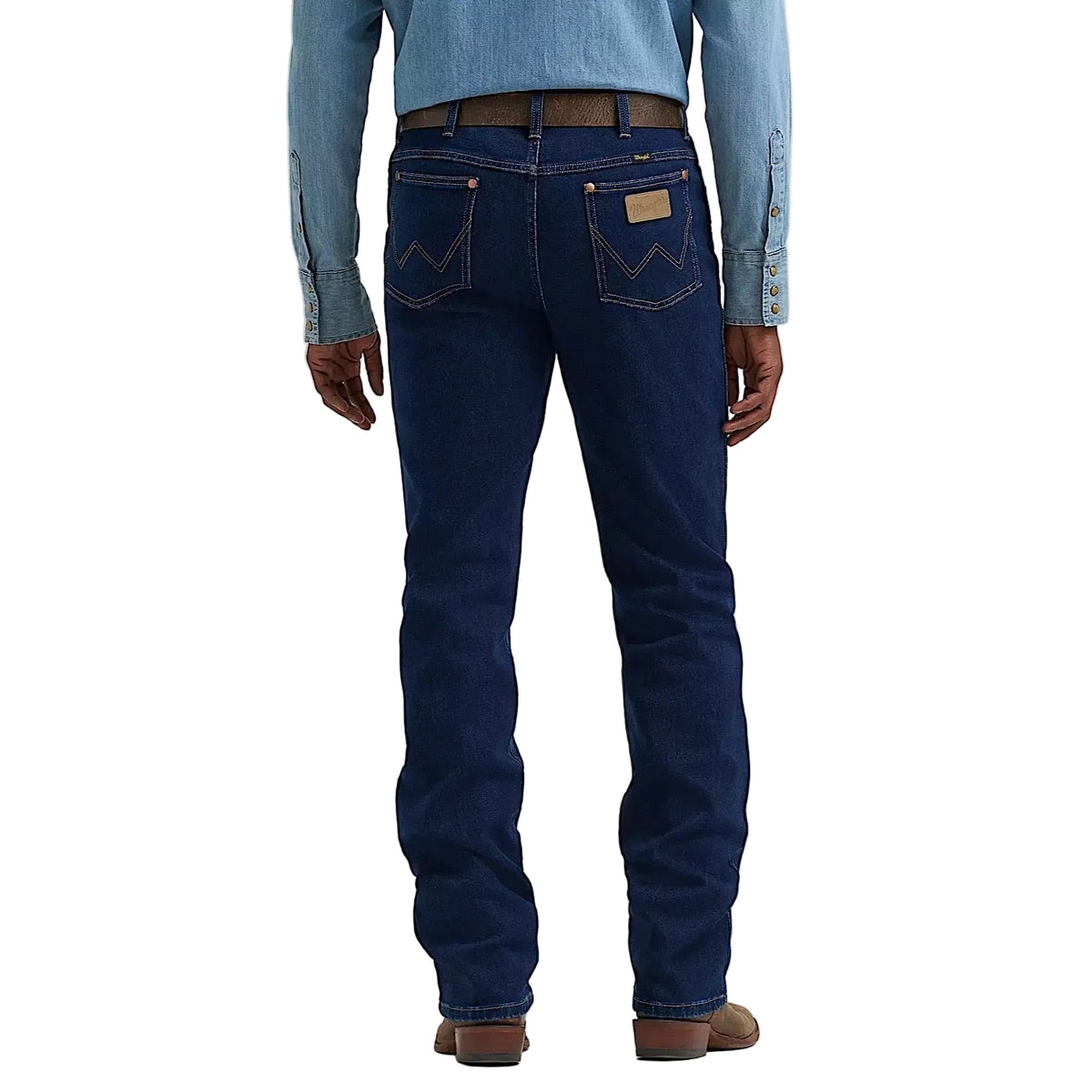 Wrangler Men's Cowboy Cut Slim Tough Lite Jean - Rinse