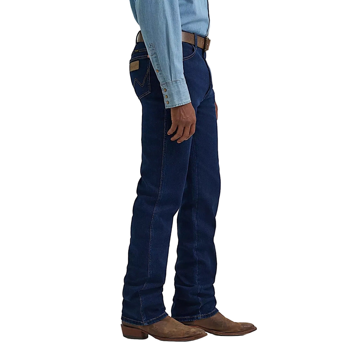 Wrangler Men's Cowboy Cut Slim Tough Lite Jean - Rinse