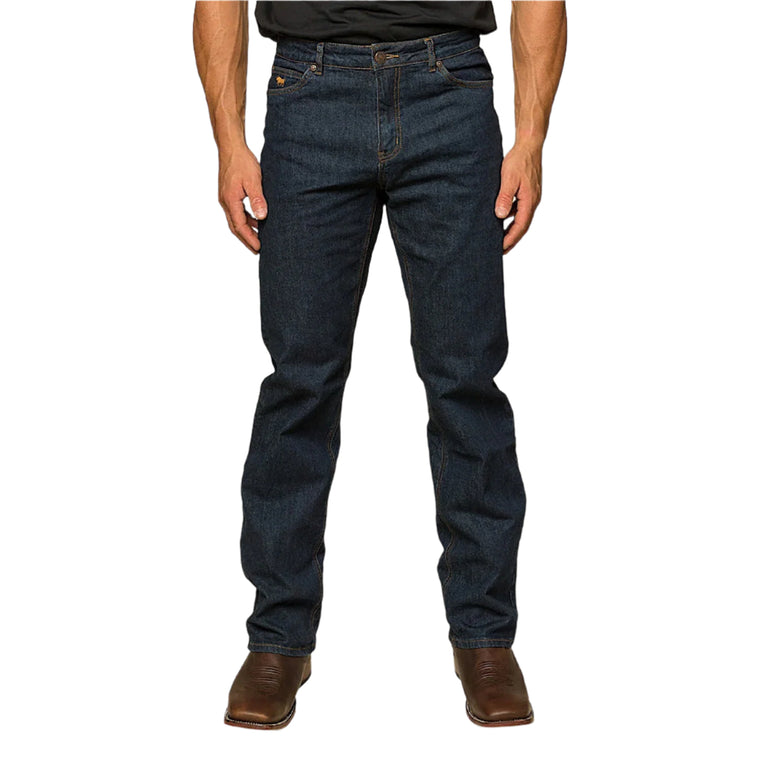Ringers Western Men's Sturt Relaxed Leg Jean - Dark Blue