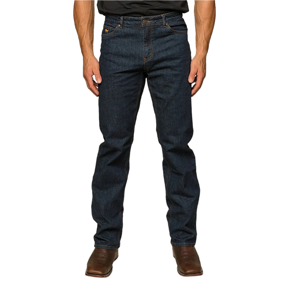 Ringers Western Men's Sturt Relaxed Leg Jean - Dark Blue