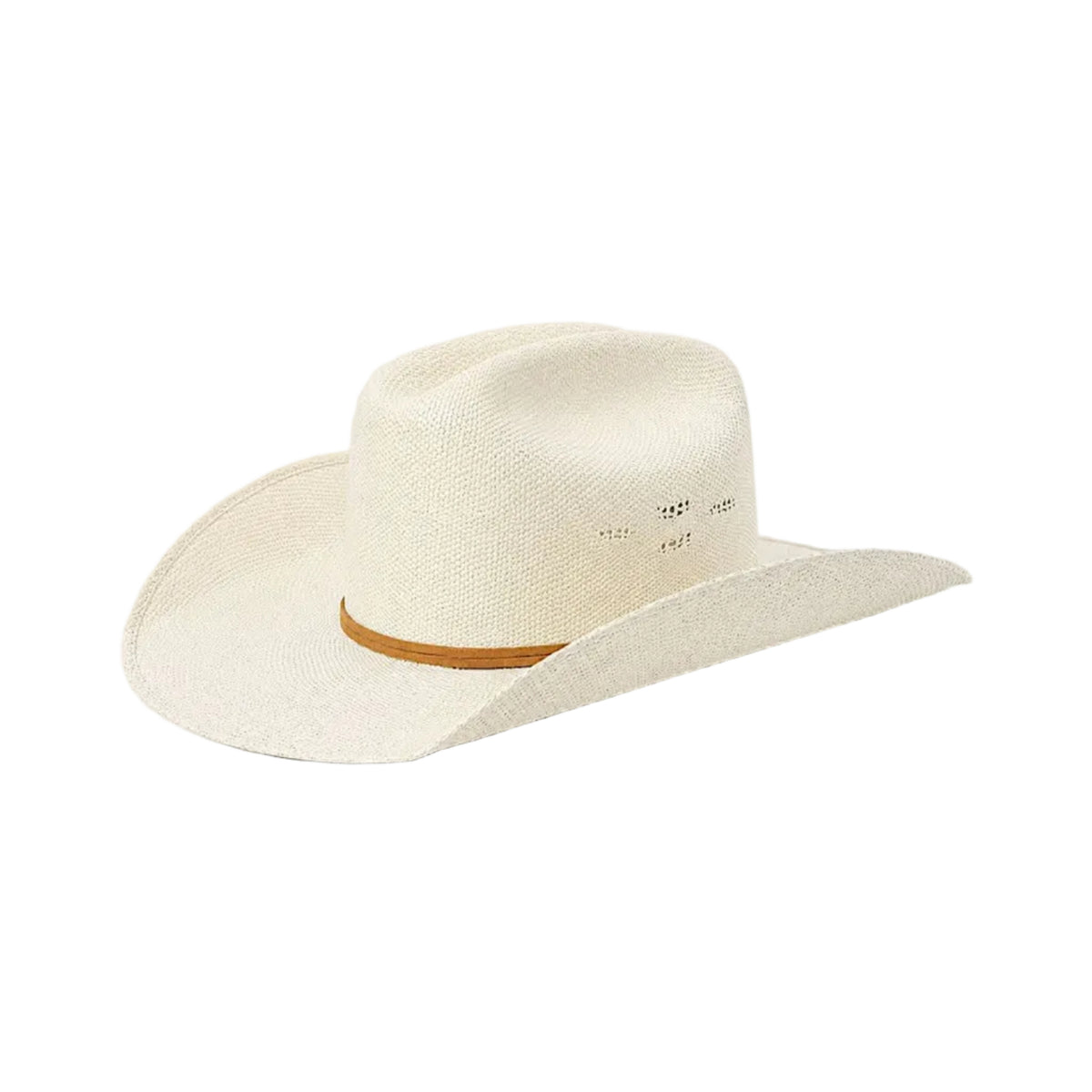 Brixton Laredo Straw Cowboy Hat - Bone