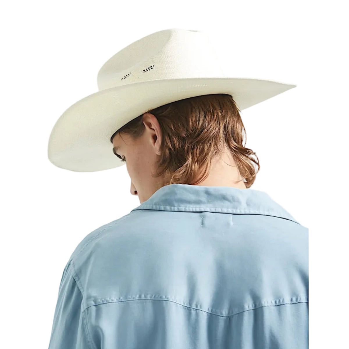 Brixton Laredo Straw Cowboy Hat - Bone