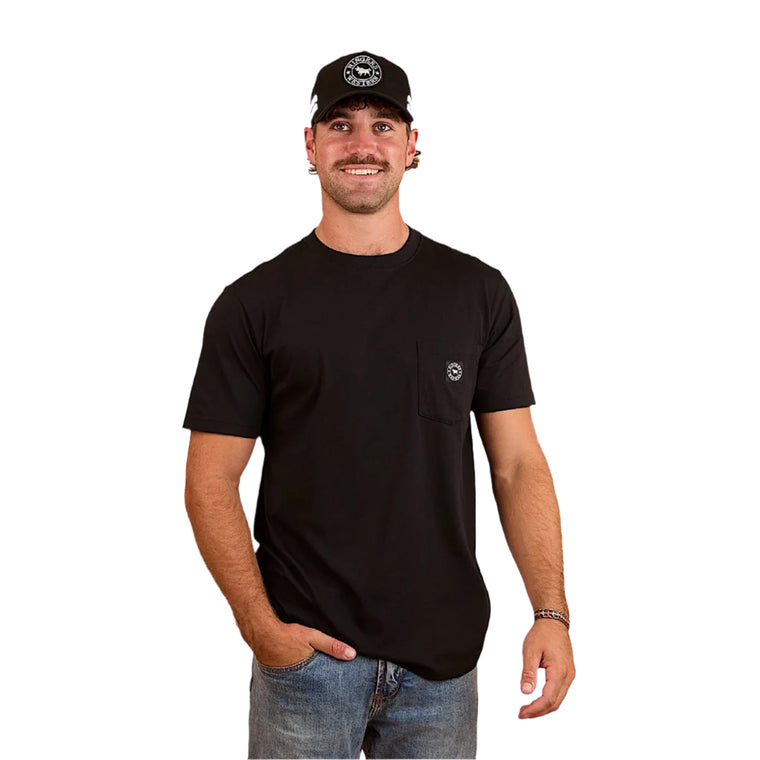 Ringers Western Men's Classic Fit Pocket Tee Southbridge - Black