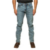 Ringers Western Men's Muster Slim Straight Fit Jean - Light Wash Blue