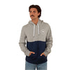 Ringers Western Men's Handorf Pullover Hoodie - Grey Marle / Navy