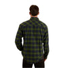 Ringers Western Men's Kingswood Half Button Flannel - Pine / Navy