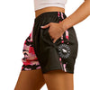 Ringers Western Footy Short - Charcoal / Pink Camo