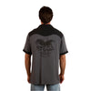 Ringers Western Men's Lineman Bowling Shirt - Charcoal