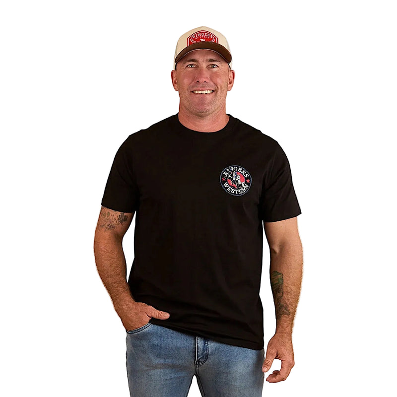 Ringers Western Men’s Ringers Buck Loose Fit T-Shirt - Black