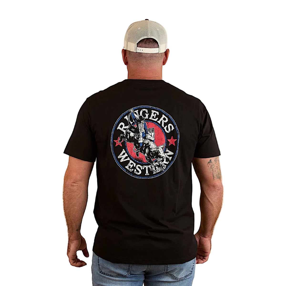 Ringers Western Men’s Ringers Buck Loose Fit T-Shirt - Black