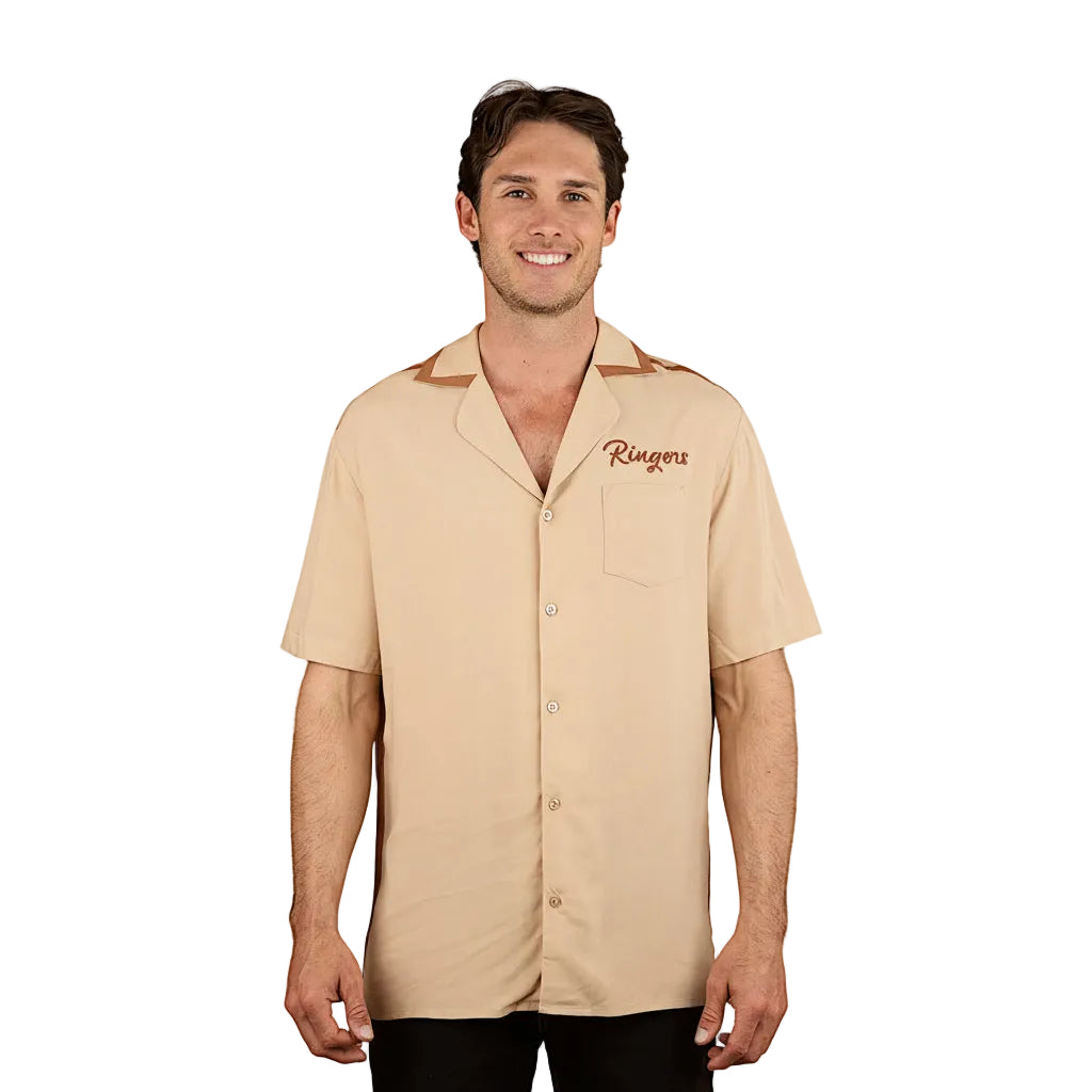 Ringers Western Men’s Carter Pub Shirt - Dark Sand