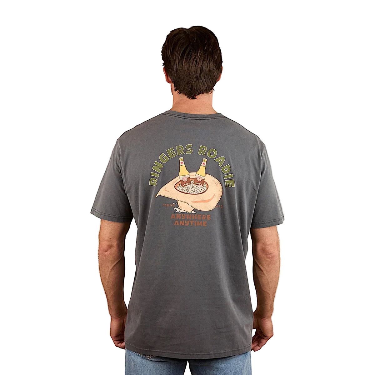 Ringers Western Men’s Ringers Roadie Loose Fit T-Shirt - Washed Black