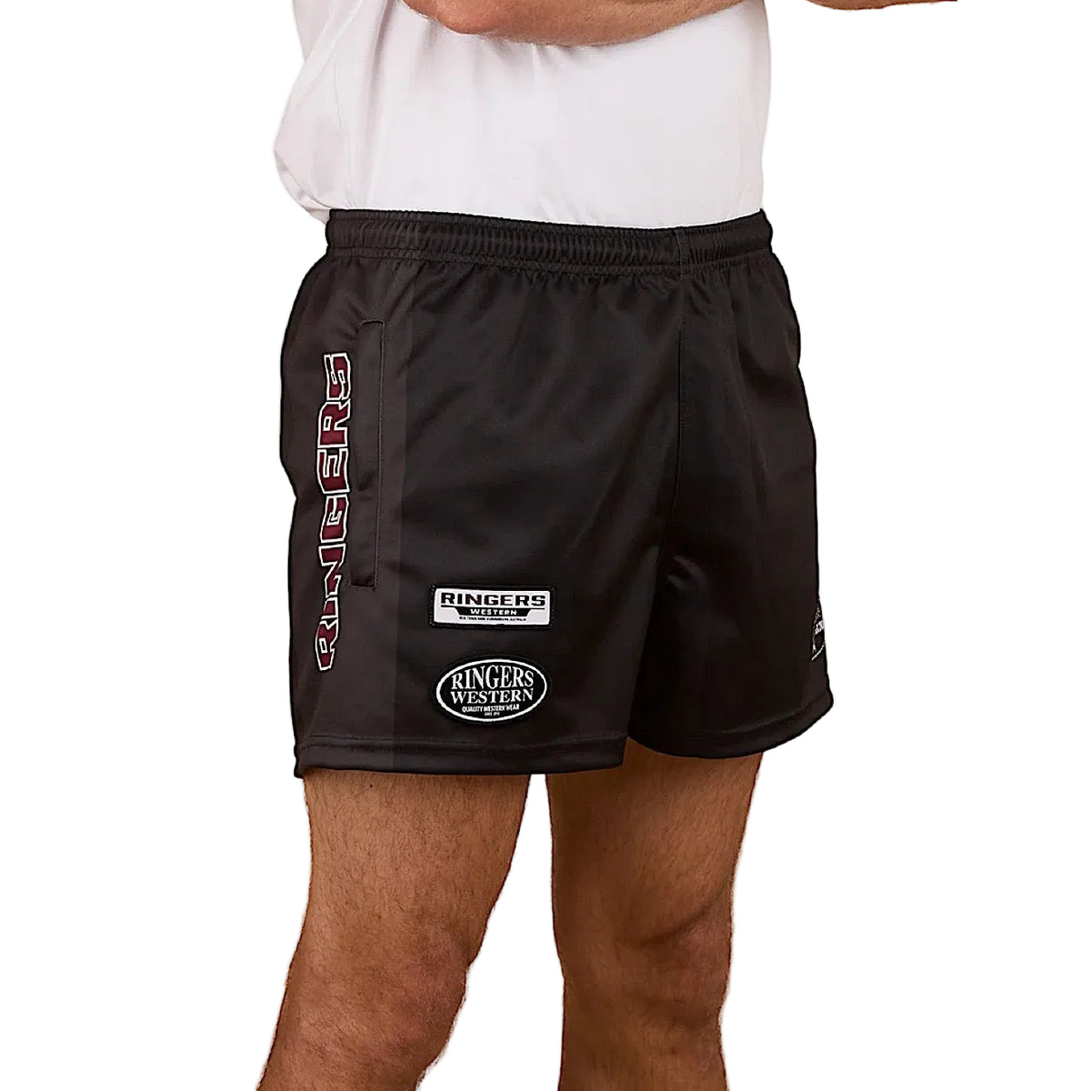 Ringers Western Buckley Footy Short - Black