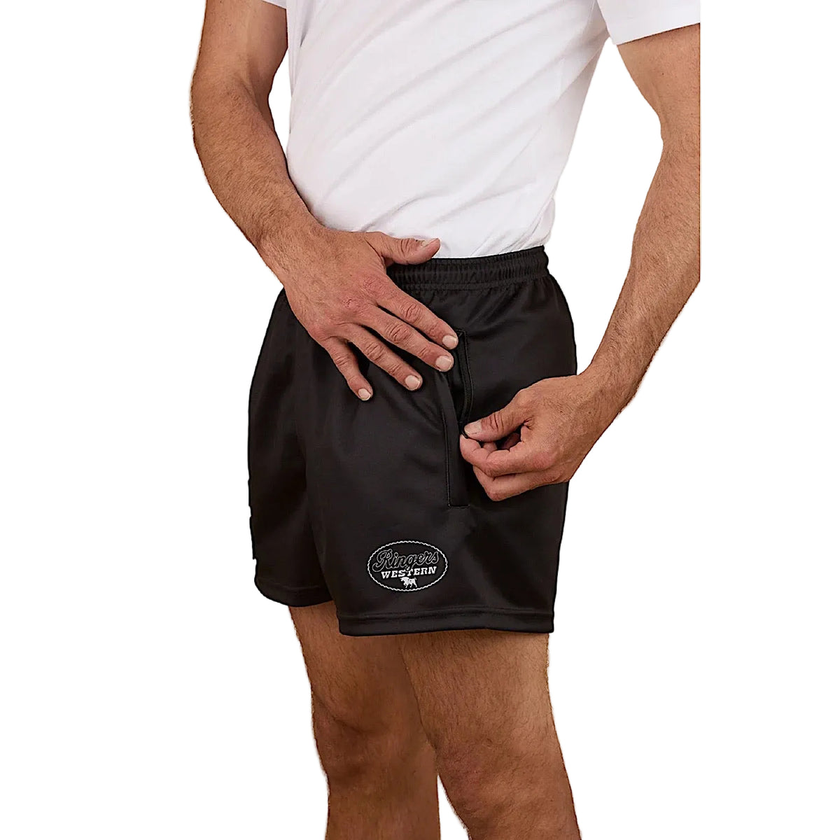 Ringers Western Buckley Footy Short - Black